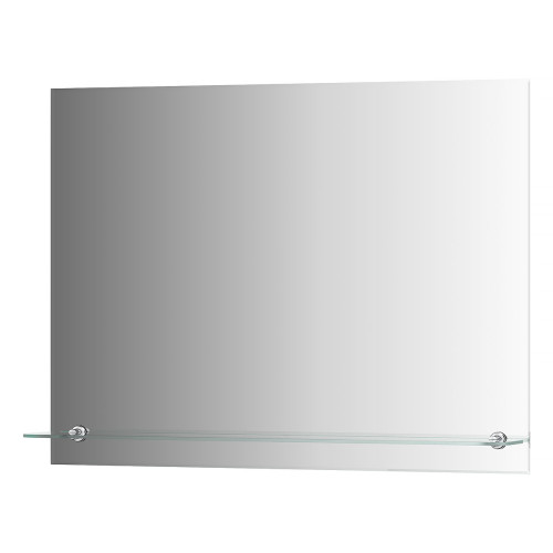 Зеркало настенное с фацетом и полочкой Attractive EVOFORM 80х60 см, BY 0516