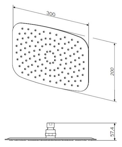 Верхний душ AM PM 30 F05S0006