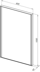 Зеркало Allen Brau Infinity 1.21019.BL 60 черное