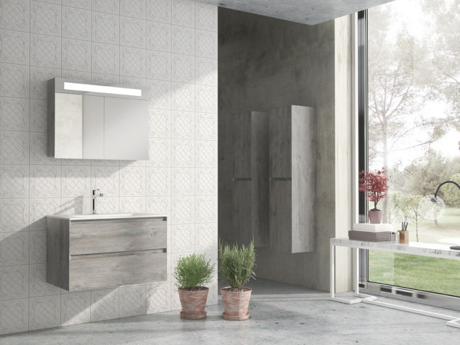 Комплект мебели IBX MARINA, 800 мм, цвет натуральный