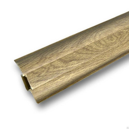 Плинтус Ideal Comfort с кабель каналом Дуб Мокко 208