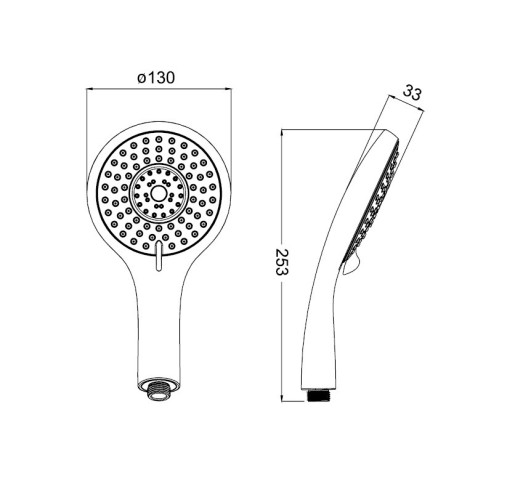 Ручной душ Iddis A11251 круглый