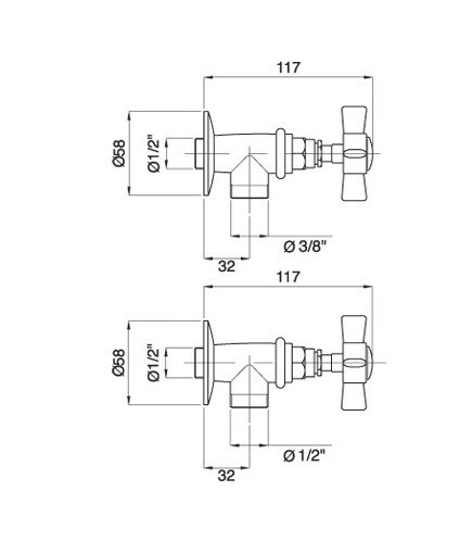 Кран Bugnatese Princeton plus 8057