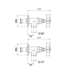 Кран Bugnatese Princeton plus 8057