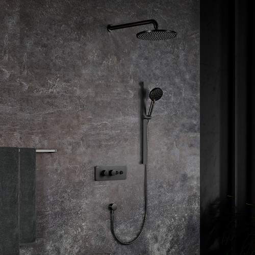 Комплект встроенного смесителя Black&White U7646GM