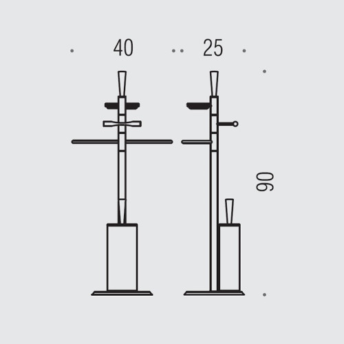 Напольная стойка Colombo Design Isole pantane B9409.000