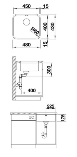 Кухонная мойка Blanco Supra 450-U