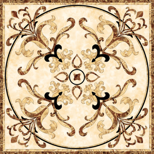 Ruskin Roseton Beige 120x120 (60x60x4)