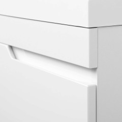 Тумба Итана Alexa 45 455х250х570 подвесная с раковиной Фостер 45 левый Белый глянец (CS00080608)