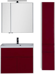 Мебель для ванной Aquanet Латина 80 бордо