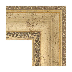 Зеркало напольное с гравировкой  EVOFORM  в багетной раме состаренное серебро с орнаментом, 87х207 см, BY 6338