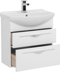 Тумба с раковиной Aquanet Ирвин 65 белый