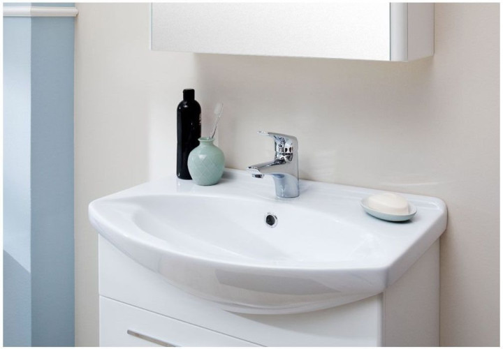 Тумба с раковиной Aquanet Ирвин 65 белый