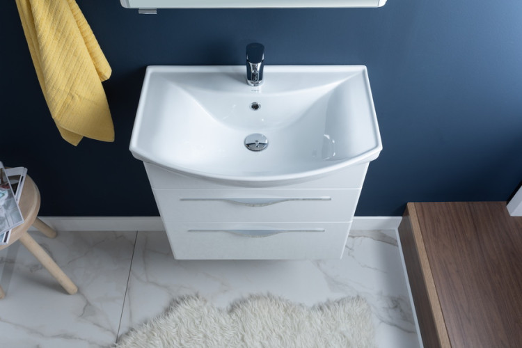 Тумба с раковиной Aquanet Ирвин 65 белый