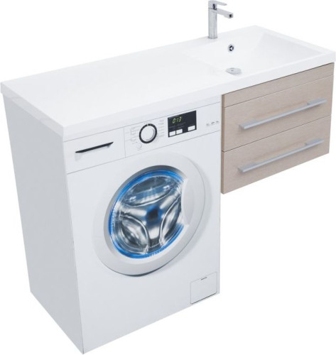 Тумба с раковиной Aquanet Нота 120 R светлый дуб