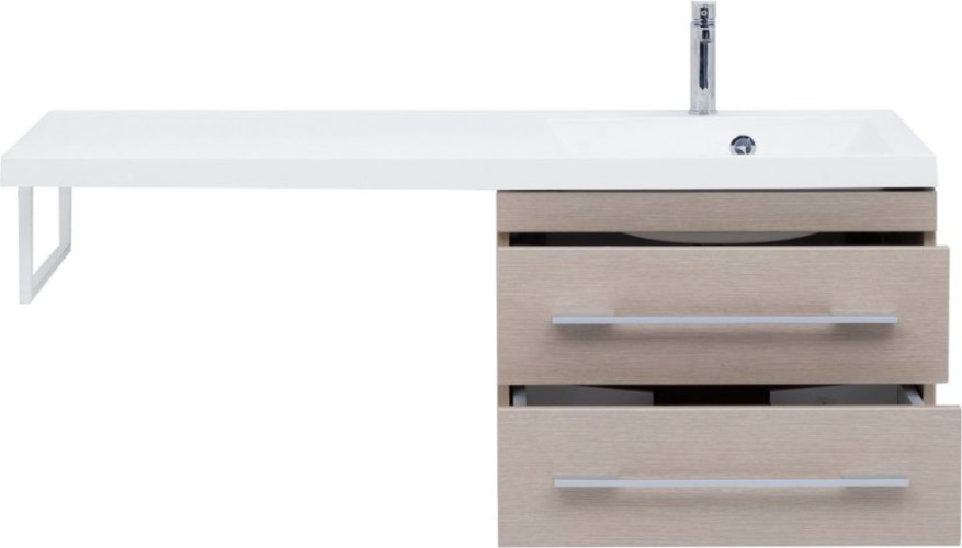 Тумба с раковиной Aquanet Нота 120 R светлый дуб