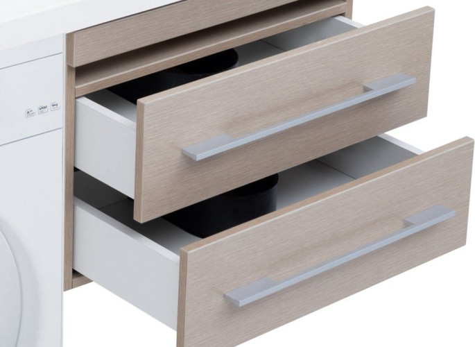 Тумба с раковиной Aquanet Нота 120 R светлый дуб