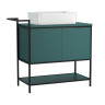 Тумба под раковину напольная Cersanit BOTANIQUE 100 для CREA 50 зелёный