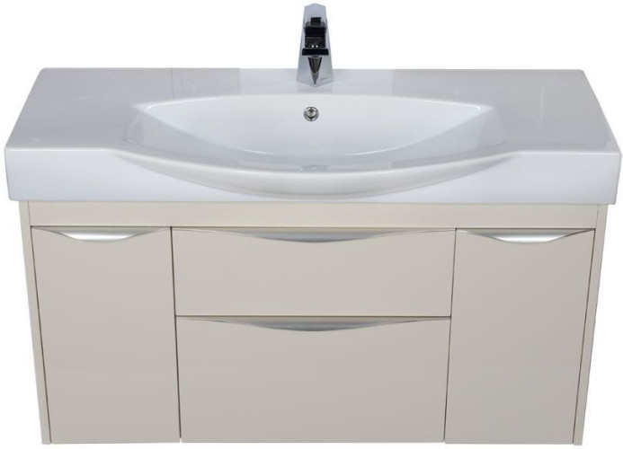 Тумба с раковиной Aquanet Франка 105 слоновая кость