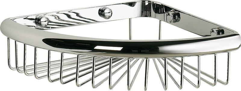 Sanibano, решётка угловая 1-уровневая (16х16хh5,4 см), цвет черный матовый