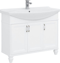Тумба под раковину Aquanet Валенса 105 NEW белый