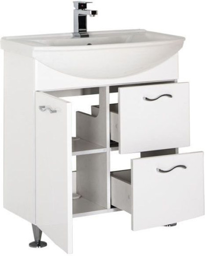 Тумба под раковину Aquanet Моника 75 белый