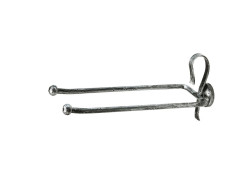 Stil Haus Flora, полотенцедержатель двойной поворотный, цвет античный черный