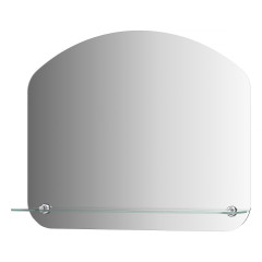 Зеркало настенное с полочкой Optima EVOFORM 60х50 см, BY 0517