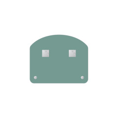 Зеркало настенное с полочкой Optima EVOFORM 60х50 см, BY 0517