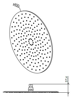 Верхний душ AM PM 40 F05R0002