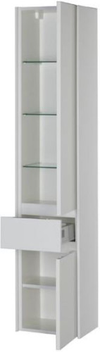 Шкаф-пенал для ванной Aquanet Латина 35 белый