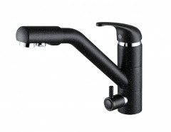 Смеситель для кухни Paulmark HESSEN, черный, He213017-308, Paulmark