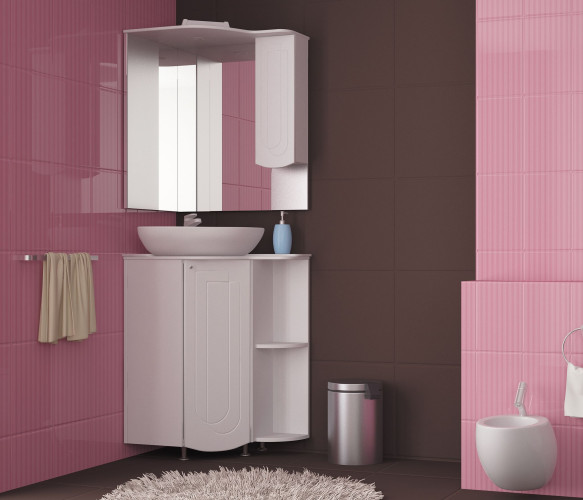 Тумба под раковину Элегия MIXLINE Корнер правая (524720)