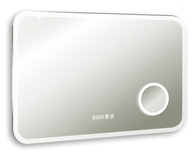 Elsa 800х550 - 3 (подогрев, часы, сенсорный выключатель) зеркало