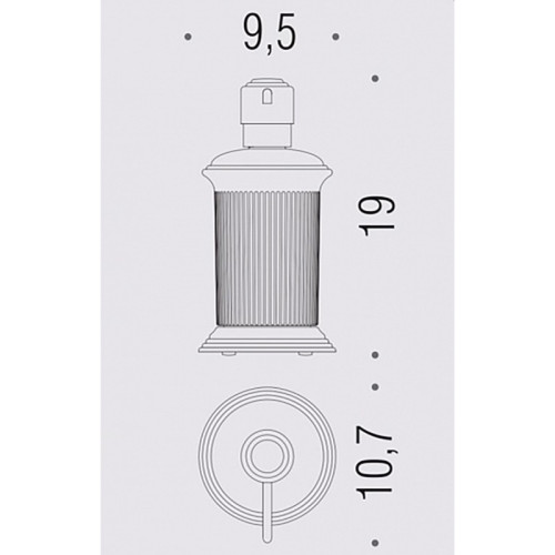 Дозатор для жидкого мыла Colombo Design Hermitage B9336.HPS