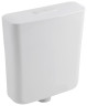 Бачок пластиковый AZARIO 350x115x365 с соединительной трубой, белый (AZ-217)