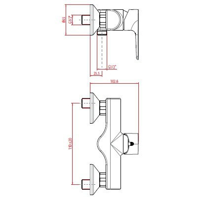 Смеситель Gattoni H2omix 3025