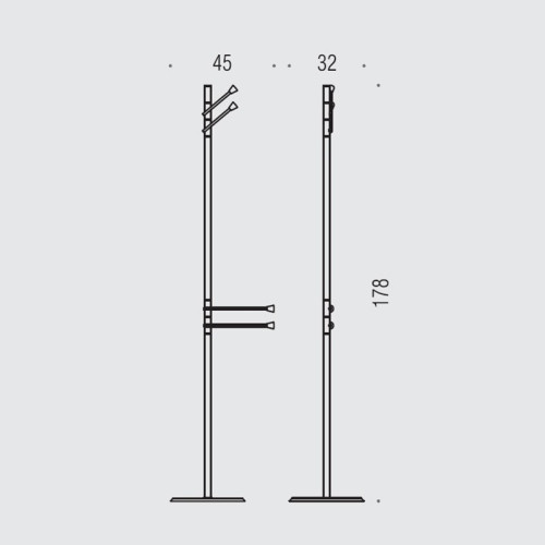 Напольная стойка Colombo Design Isole pantane B9412.000
