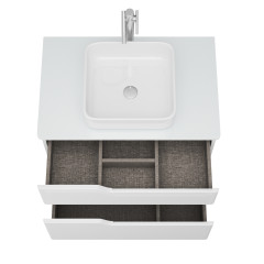 Тумба OWL 1975 Hella Cristal 80, белый лак