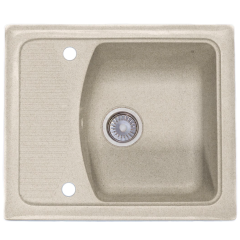 Кухонная мойка Formastone Fosto КМ 58-50, прямоугольная с крылом, цвет антика