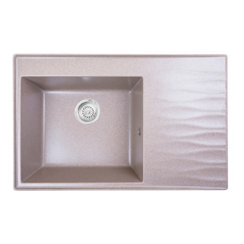 Кухонная мойка Formastone FostoGran FG Веста, прямоугольная с крылом, латте