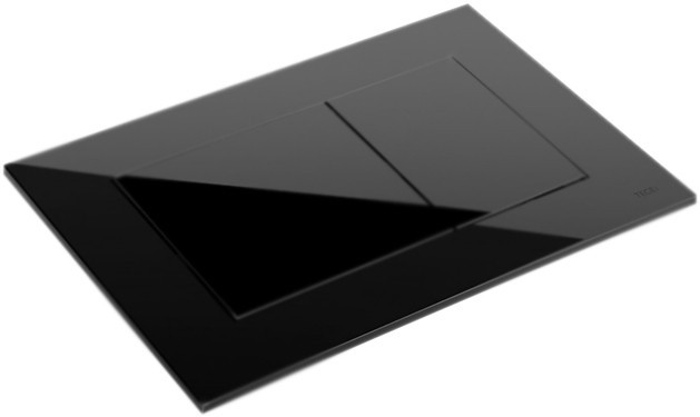 Кнопка смыва для унитаза Tece Now 9240407 черная матовая или 9240403 глянцевая 