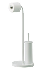Gedy Winny, стойка: бумагодержатель+ерш металлический, цвет белый