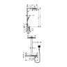 Душевая колонна Hansgrohe Rainmaker Select 460 3jet Showerpipe EcoSmart, хром