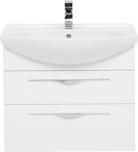 Тумба с раковиной Aquanet Ирвин 75 белый