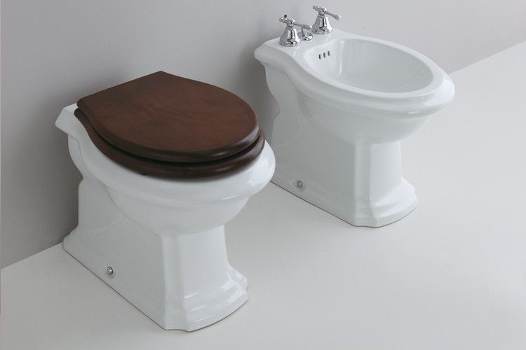 Neroceramica Revo, биде напольное, цвет белый