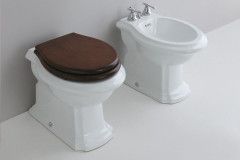 Neroceramica Revo, биде напольное, цвет белый