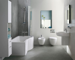 E047901 CONNECT AQUABLADE Подвесной унитаз с полностью скрытым креплением, с крепежом TT0299327. Без сидения и крышки. E047901