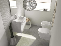 E047901 CONNECT AQUABLADE Подвесной унитаз с полностью скрытым креплением, с крепежом TT0299327. Без сидения и крышки. E047901