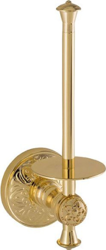 Sanibano Nilo, бумагодержатель вертикальный, цвет золото